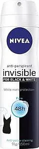 דאודורנט ספריי לאישה Nivea Invisible בנפח 150 מ"ל