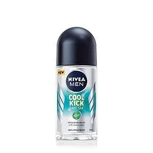 דאודורנט רול לגבר Nivea Cool Kick בנפח 50 מ"ל
