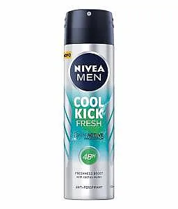 דאודורנט ספריי לגבר Nivea Cool Kick Fresh בנפח 150 מ"ל