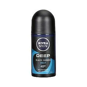 דאודורנט רול לגבר Nivea Deep Beat בנפח 50 מ"ל