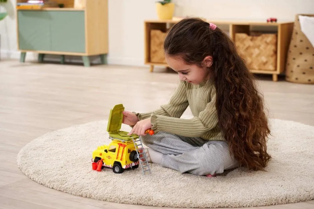 סמי הכבאי – ג'יפ חילוץ והצלה 4X4 כולל דמויות ואוהל בגג – מבית Simba