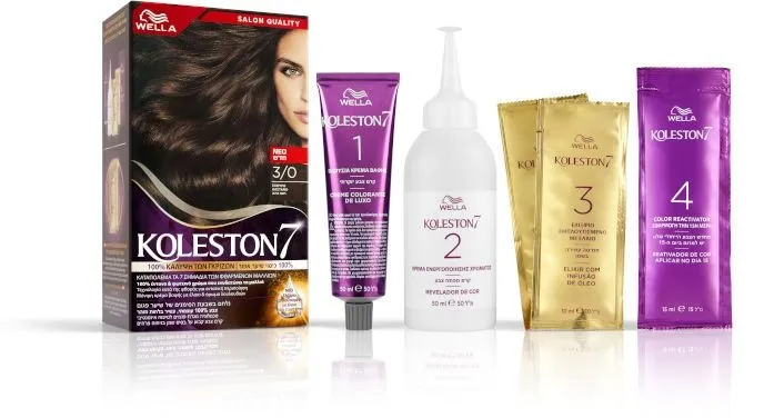 ערכת צבע לשיער קולסטון קיט 3/0 חום כהה – מבית Wella