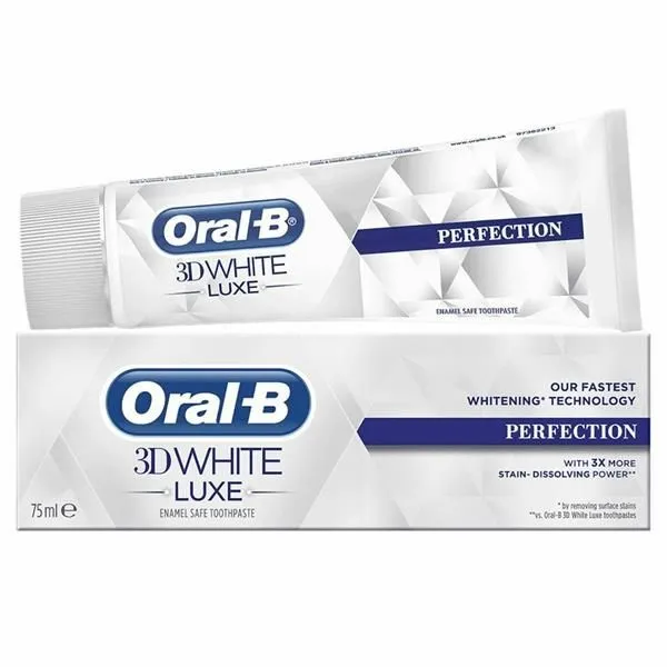 משחת שיניים להלבנה Oral-B 3D White Luxe לובן מהודר בנפח 75 מ"ל