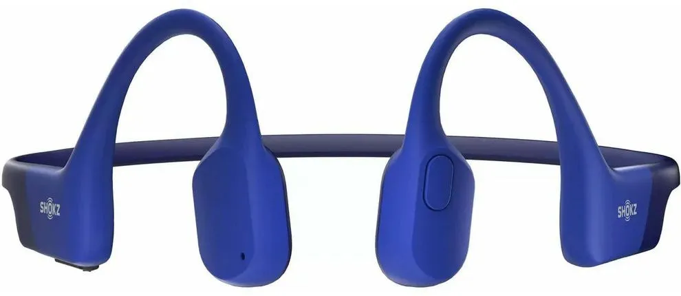אוזניות עצם אלחוטיות Shokz OpenRun בצבע כחול