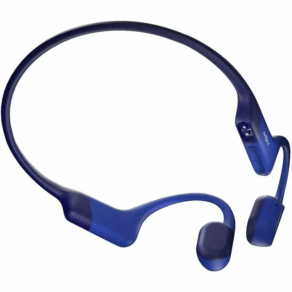 אוזניות עצם אלחוטיות Shokz OpenRun בצבע כחול