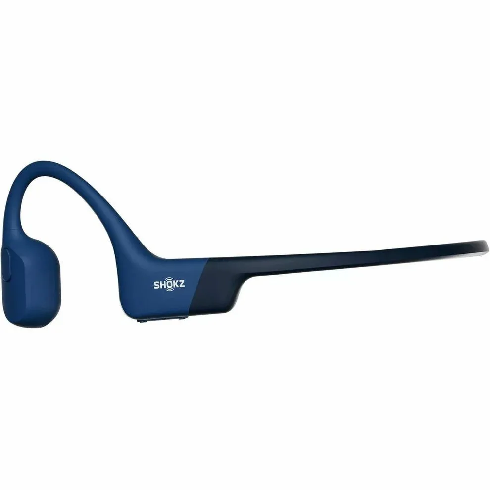 אוזניות עצם אלחוטיות Shokz OpenRun בצבע כחול