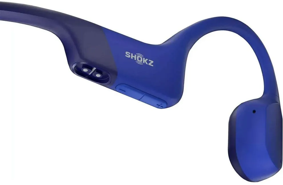 אוזניות עצם אלחוטיות Shokz OpenRun בצבע כחול