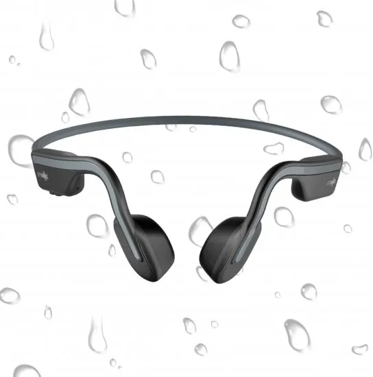 אוזניות עצם אלחוטיות Shokz OpenMove בצבע אפור