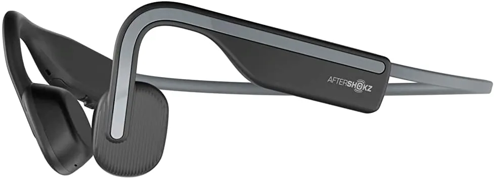 אוזניות עצם אלחוטיות Shokz OpenMove בצבע אפור