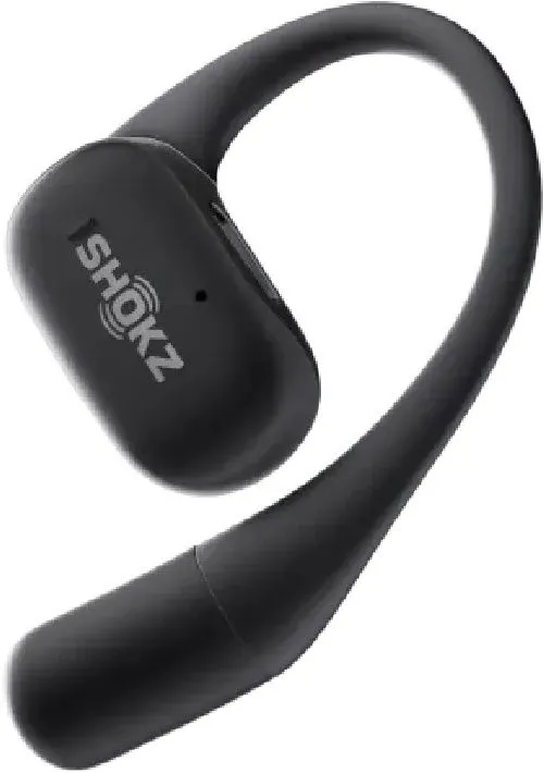 אוזניות עצם אלחוטיות Shokz OpenFit Open-Ear בצבע שחור