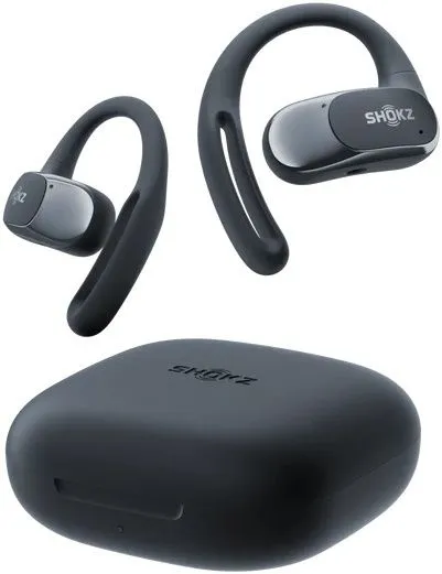 אוזניות עצם אלחוטיות Shokz OpenFit Air בצבע שחור