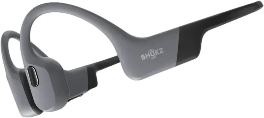 אוזניות עצם אלחוטיות Shokz OpenSwim Pro בצבע אפור