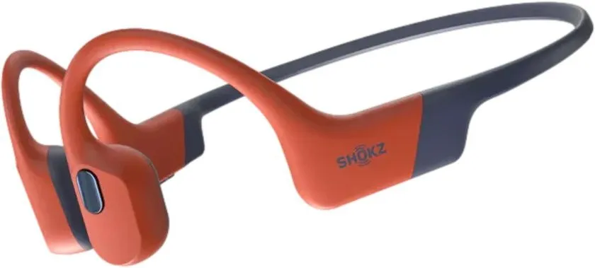 אוזניות עצם אלחוטיות Shokz OpenSwim Pro בצבע אדום