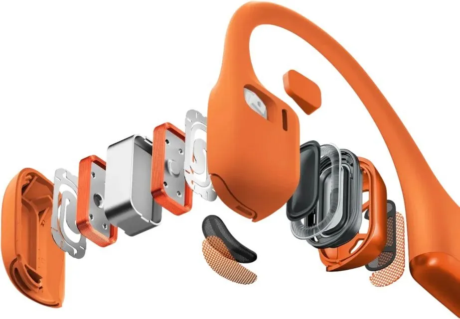 אוזניות עצם אלחוטיות Shokz OpenRun Pro 2 בצבע כתום