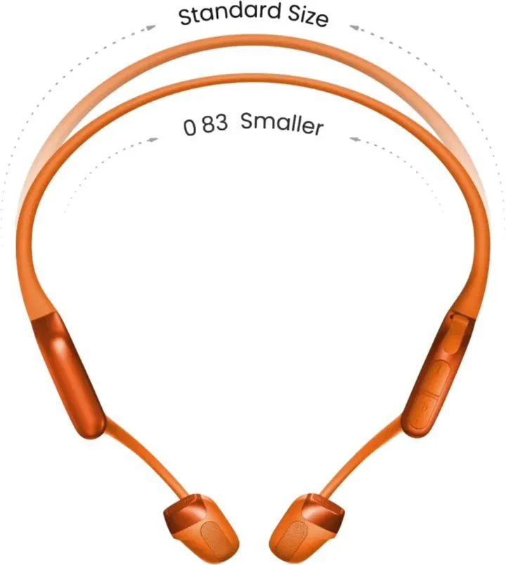 אוזניות עצם אלחוטיות Shokz OpenRun Pro 2 בצבע כתום