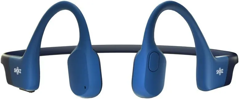 אוזניות עצם אלחוטיות Shokz OpenRun בצבע כחול