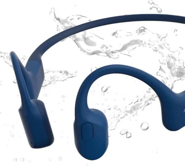 אוזניות עצם אלחוטיות Shokz OpenRun בצבע כחול