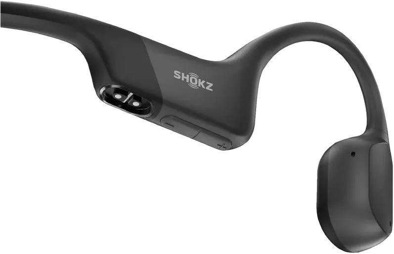 אוזניות עצם אלחוטיות Shokz OpenRun בצבע שחור