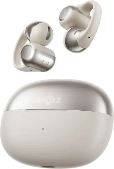 אוזניות In Ear אלחוטיות Shokz OpenDots One בצבע אפור