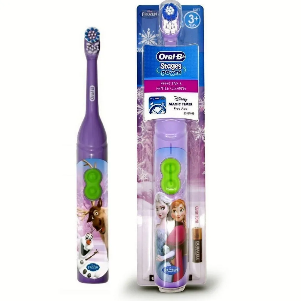 מברשת שיניים חשמלית על סוללות פרוזן מבית Oral-B