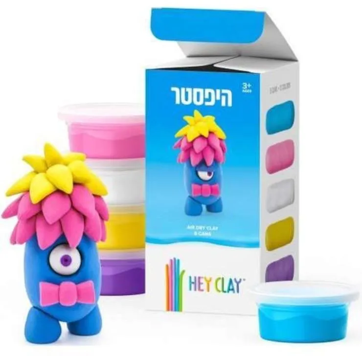 ערכת עיצוב בחימר – היפסטר – מבית Hey Clay