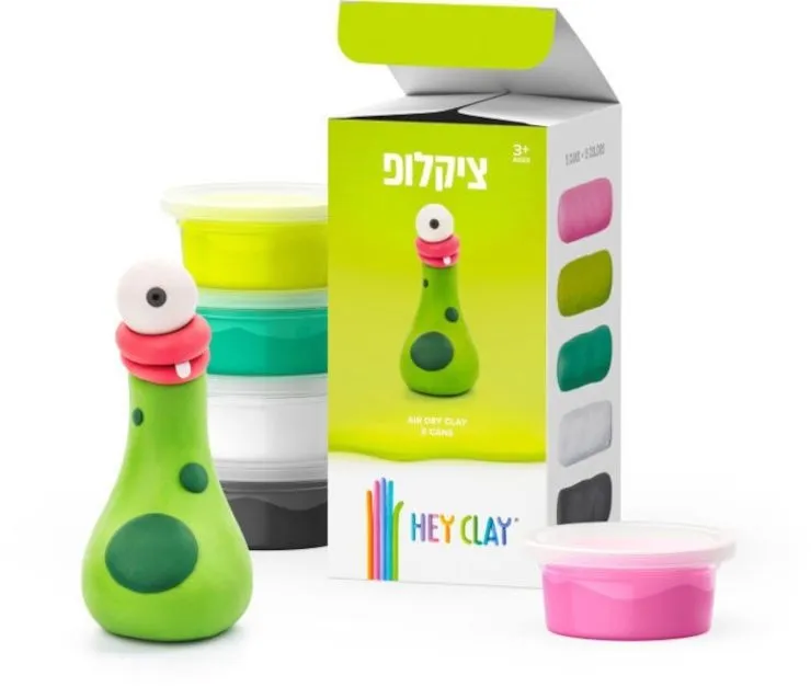ערכת עיצוב בחימר – ציקלופ – מבית Hey Clay