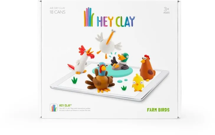 ערכת עיצוב בחימר – סט עופות בר – מבית Hey Clay