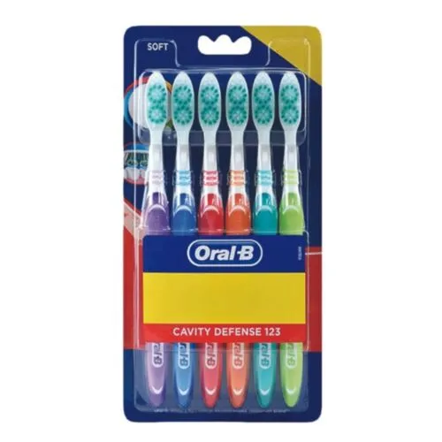 שישיית מברשות שיניים קלאסיק סופר מבית Oral-B