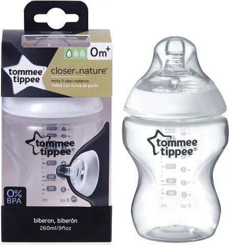 בקבוק האכלה 260 מ"ל – הכי טבעי כמו אמא – מבית Tommee Tippee