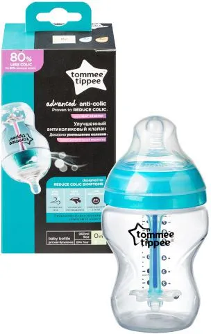 בקבוק אנטי קוליק 260 מ"ל – טורקיז – מבית Tommee Tippee