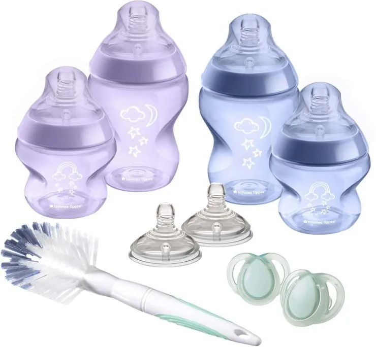 סט בקבוקי האכלה לניובורן לבנות Closer To Nature – מבית Tommee Tippee