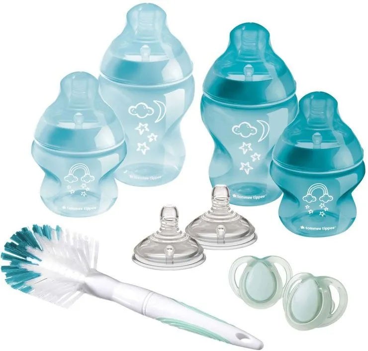 סט בקבוקי האכלה לניובורן לבנים Closer To Nature – מבית Tommee Tippee