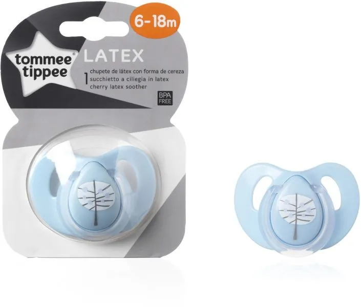 מוצץ לטקס 6-18 חודשים – כחול – מבית Tommee Tippee