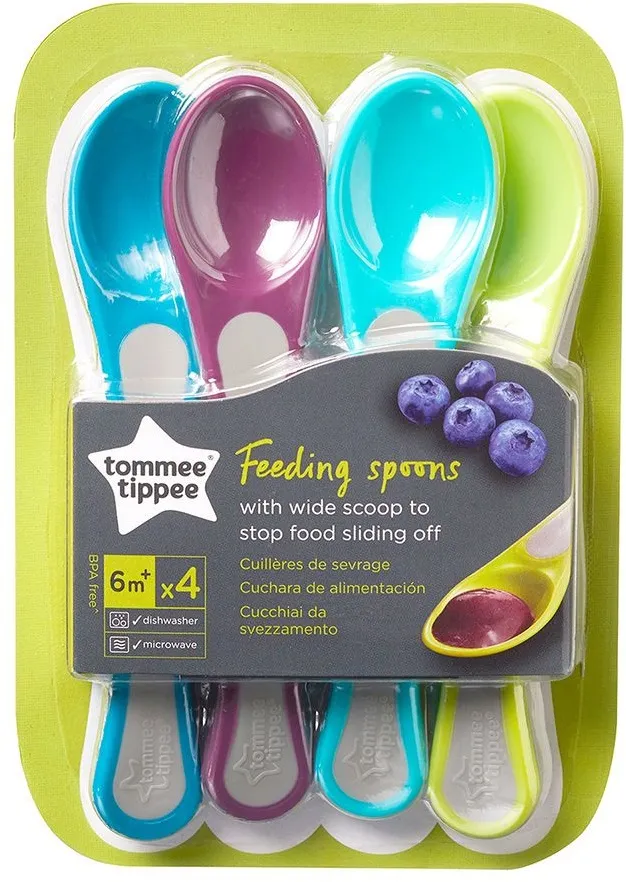 רביעיית כפיות האכלה לתינוק – מבית Tommee Tippee