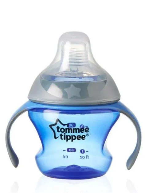 כוס מעבר 150 מ"ל עם ידיות ופטמה נוספת – מבית Tommee Tippee