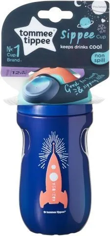 כוס מבודדת עם שסתום 260 מ"ל Explora – תכלת – מבית Tommee Tippee