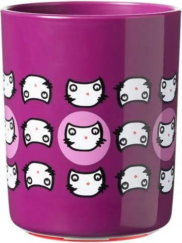 כוס שאינה נופלת 190 מ"ל 12 חודשים – סגול – מבית Tommee Tippee