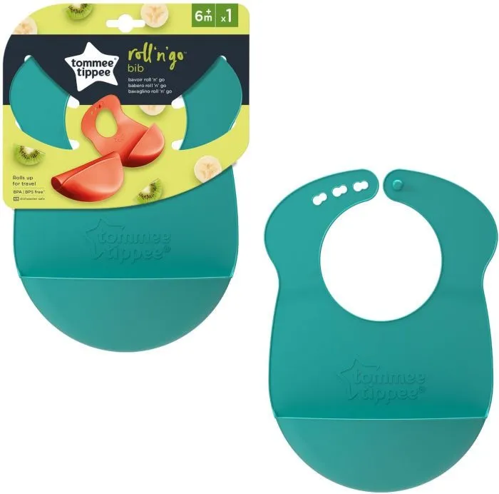 סינר מתקפל מגומי רך במיוחד Explora – ירוק – מבית Tommee Tippee