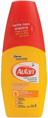 תרסיס דוחה יתושים Protection Plus מבית Autan – בנפח 100 מ"ל
