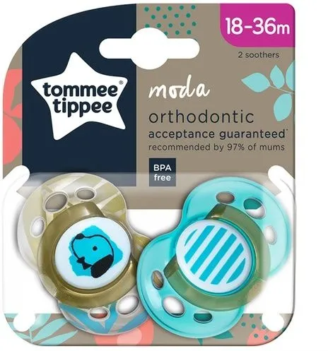 זוג מוצצים 18-36 חודשים Tommee Tippee Moda