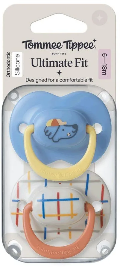 זוג מוצצים 6-18 חודשים Tommee Tippee Ultimate Fit