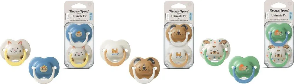 זוג מוצצים 18-36 חודשים Tommee Tippee Ultimate Fit