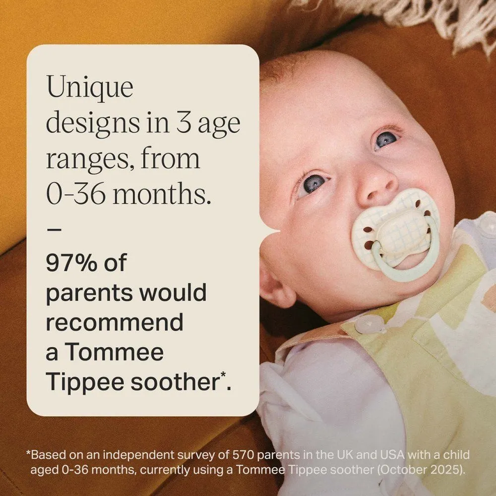 זוג מוצצים 0-6 חודשים Tommee Tippee Ultimate Fit
