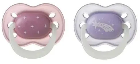 זוג מוצצים 0-6 חודשים Tommee Tippee NightGlow