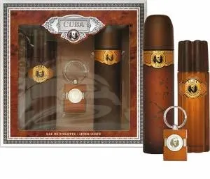סט לגבר Cuba Collection E.D.T 100 ml + 100 ml בושם + אפטר שייב + מחזיק מפתחות