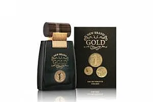 בושם לגבר New Brand Gold E.D.T 100 ml