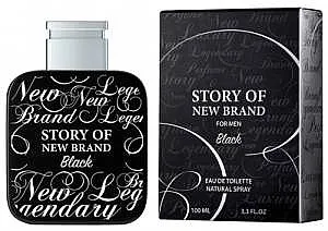 בושם לגבר New Brand Story Black E.D.T 100 ml