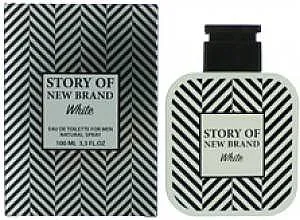 בושם לגבר New Brand Story Of White E.D.T 100 ml