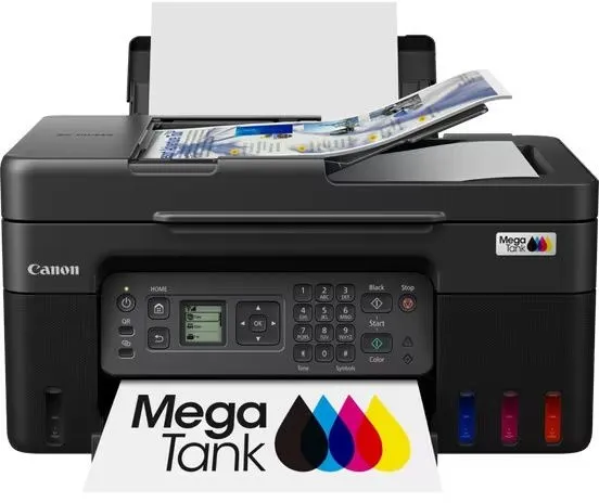 מדפסת הזרקת דיו צבעונית אלחוטית Canon Pixma G4470 BK