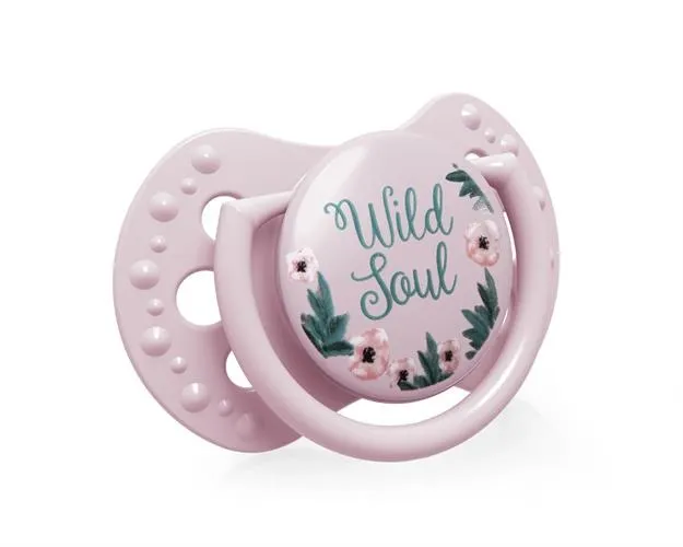 זוג מוצצי סיליקון מהדורת Wild Nature MINI מבית Lovi – ורוד (0-2 חודשים)